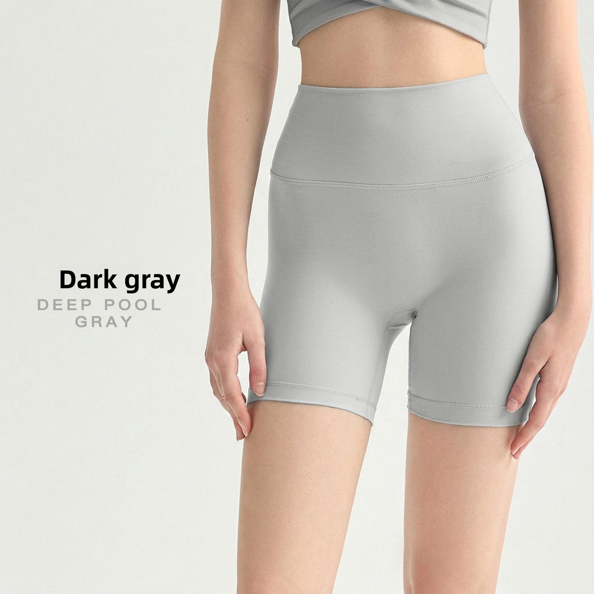High-Waisted Seamless Yoga Shorts