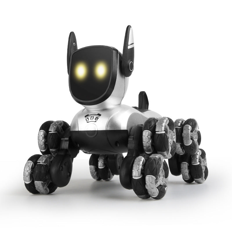 Intelligent remote-controlled mechanical eight-wheeled dog