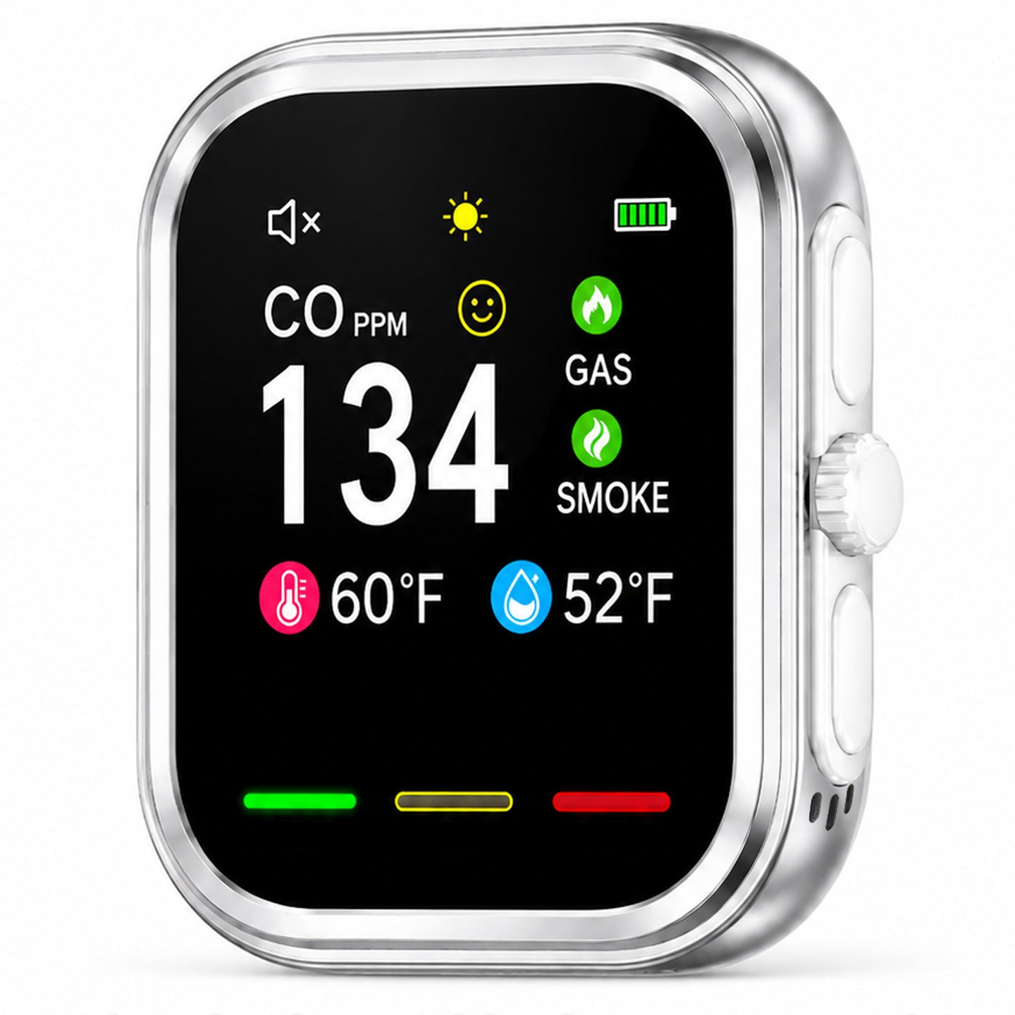 Carbon monoxide detector for home use