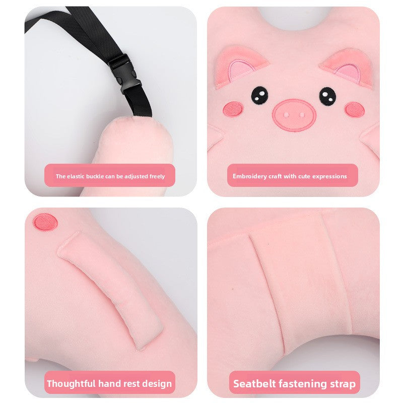Children's car seat cushion, car sleeping pillow
