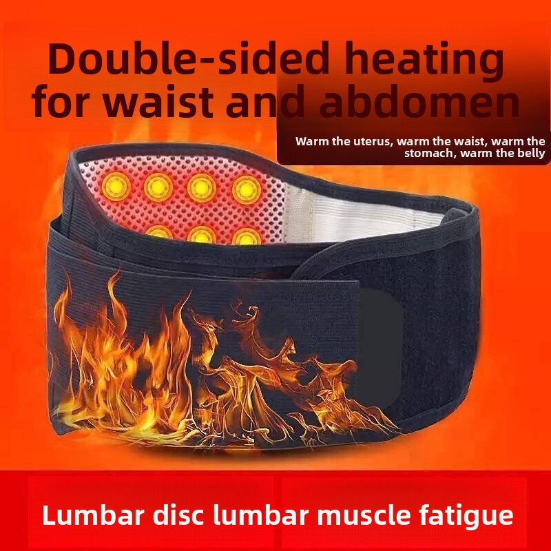Therapeutic Self-Heating Magnetic Waist Belt
