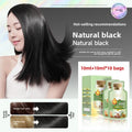 CQRZEN Plant Bubble Hair Dye Foam Temporary Color Unisex Self Application 300ml
