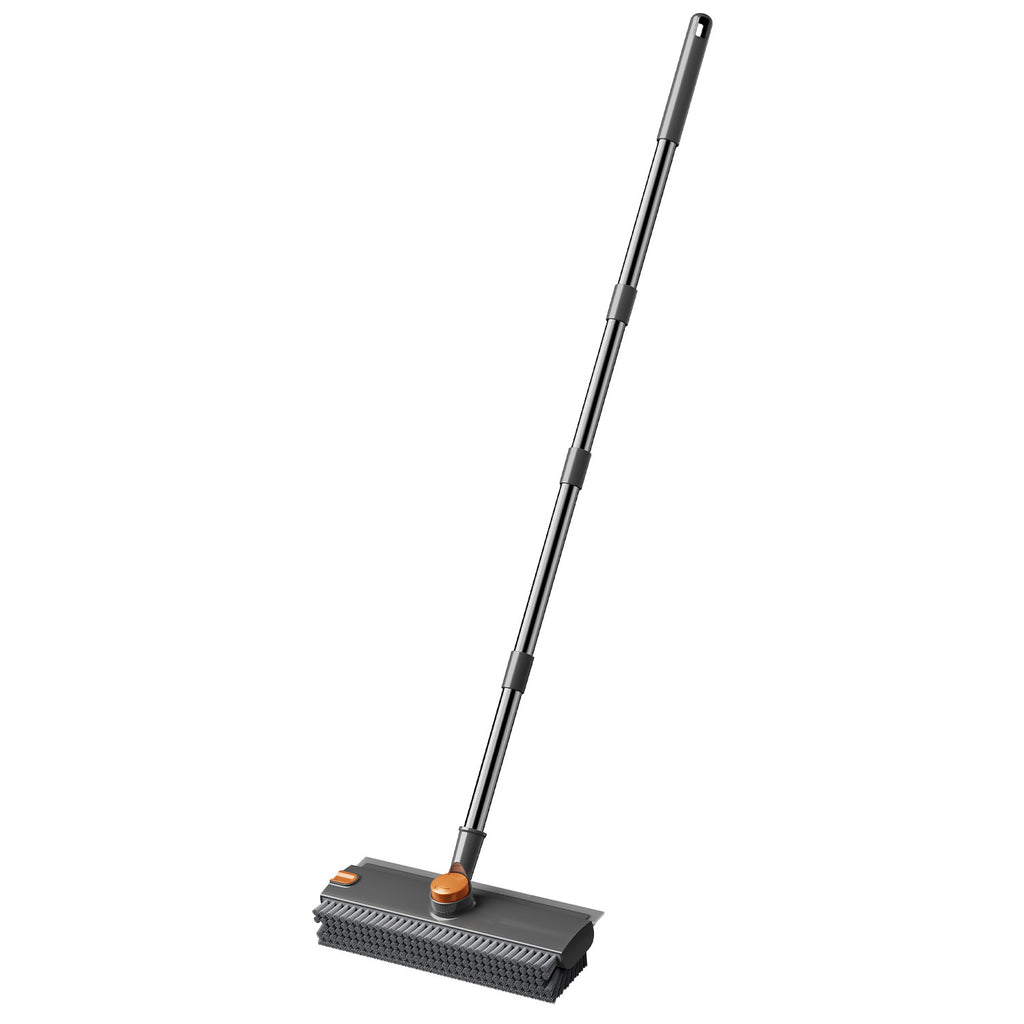 Long Handle Five-in-One Floor Cleaning Brush with Hard Bristles