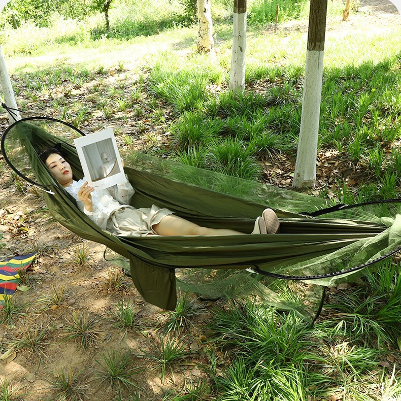 Outdoor Camping Hammock with Mosquito Net