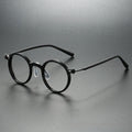 Round-framed metal spectacle frames