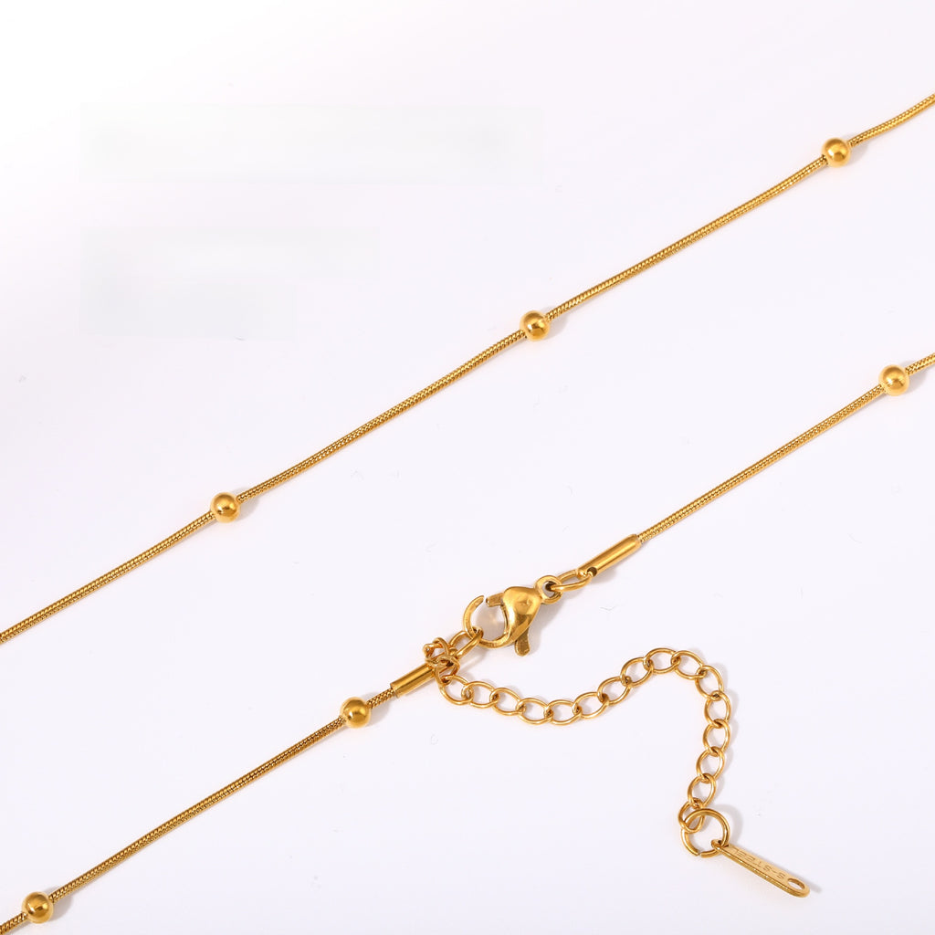 Versatile Braided Chain and Blade Necklace