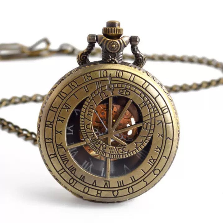 Retro Mechanical Pocket Watch Double Cover