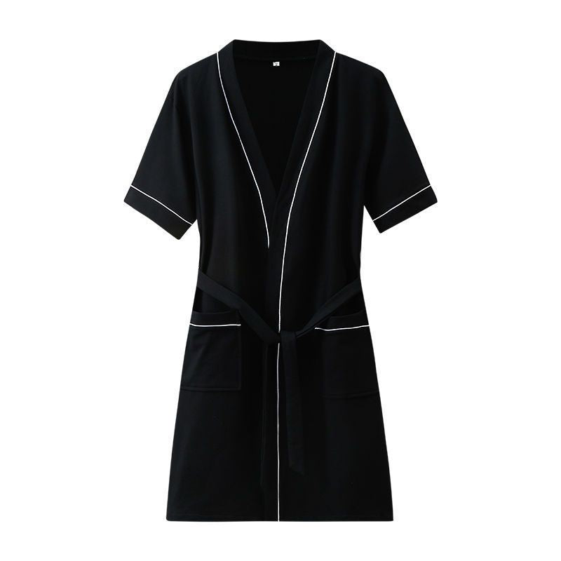Pure Cotton Absorbent Bathrobe for Men and Women