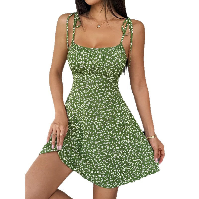 Summer Suspender Mini Dress