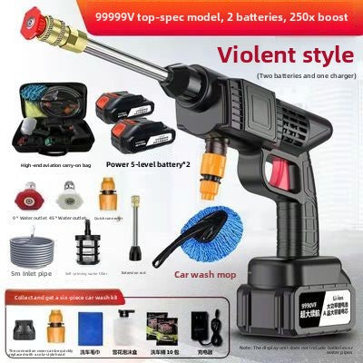 Portable Rechargeable High Pressure Car Washer