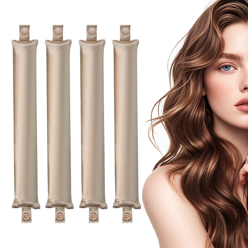 Heat-free Satin Hair Curling Tool for Overnight Use