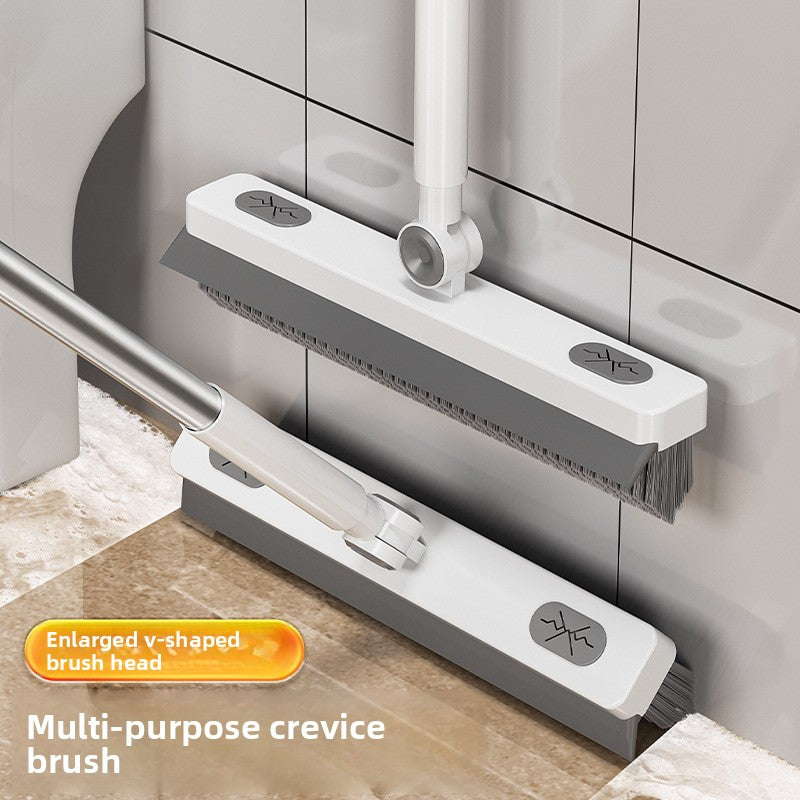 Long Handle Five-in-One Floor Cleaning Brush with Hard Bristles