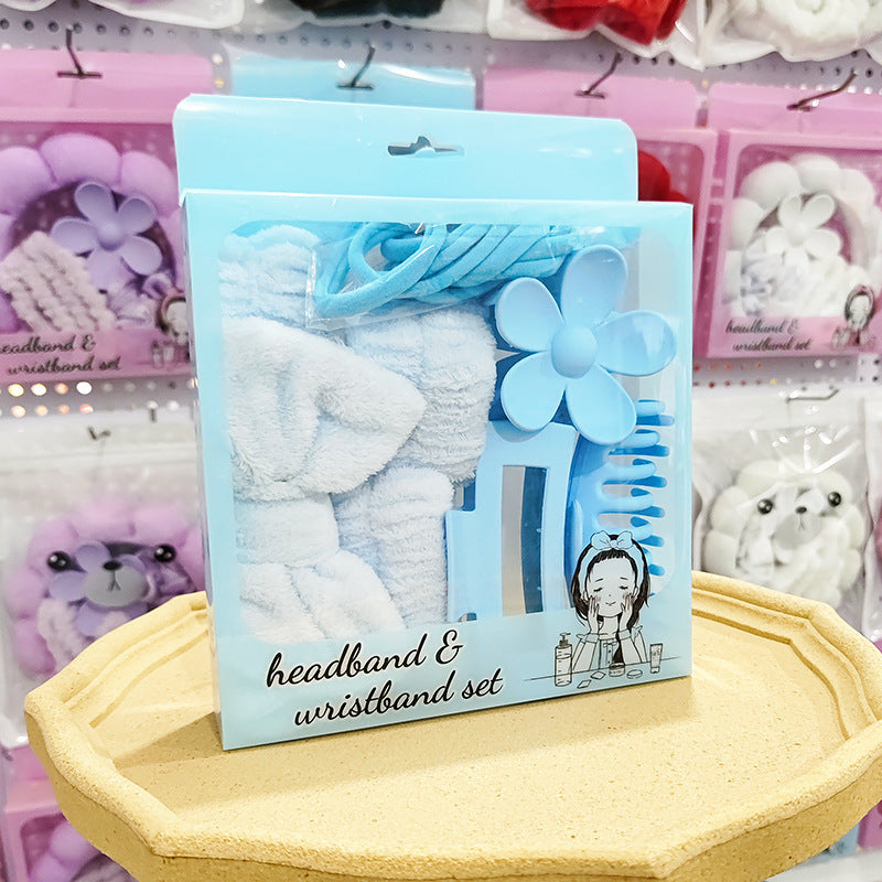 Soft Fabric Hair Accessories Set