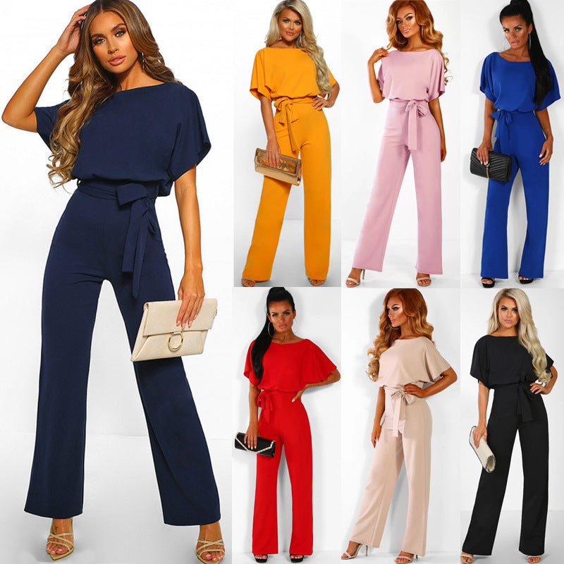 Straight-Leg jumpsuit