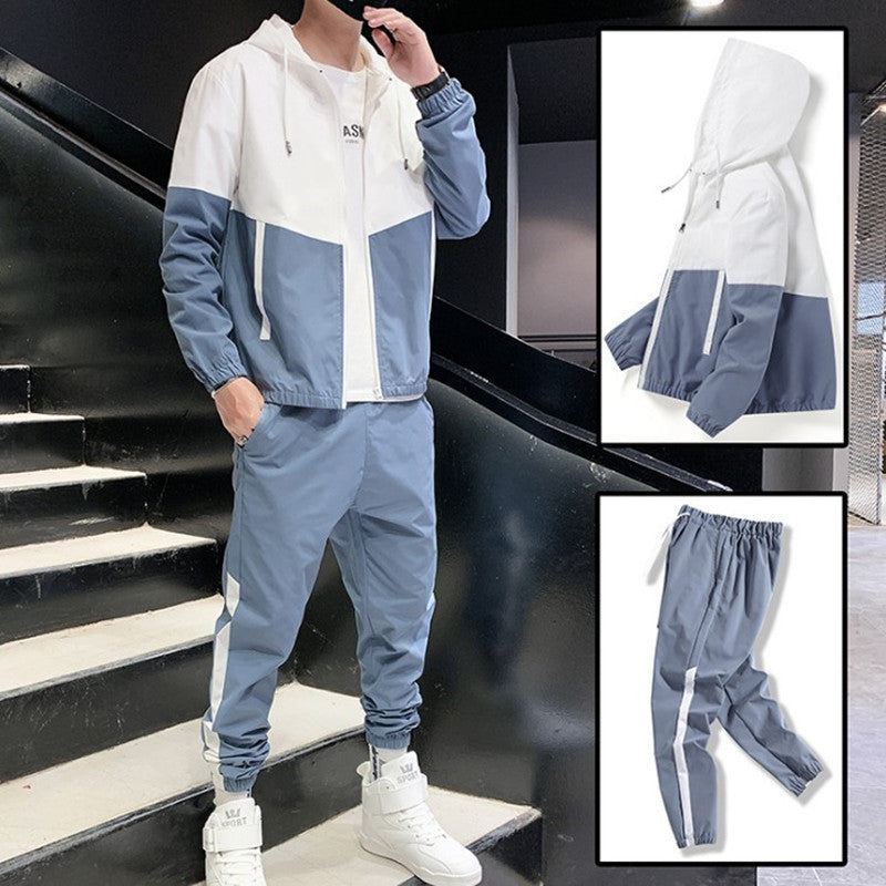 Mens Casual Two Piece Track Suit