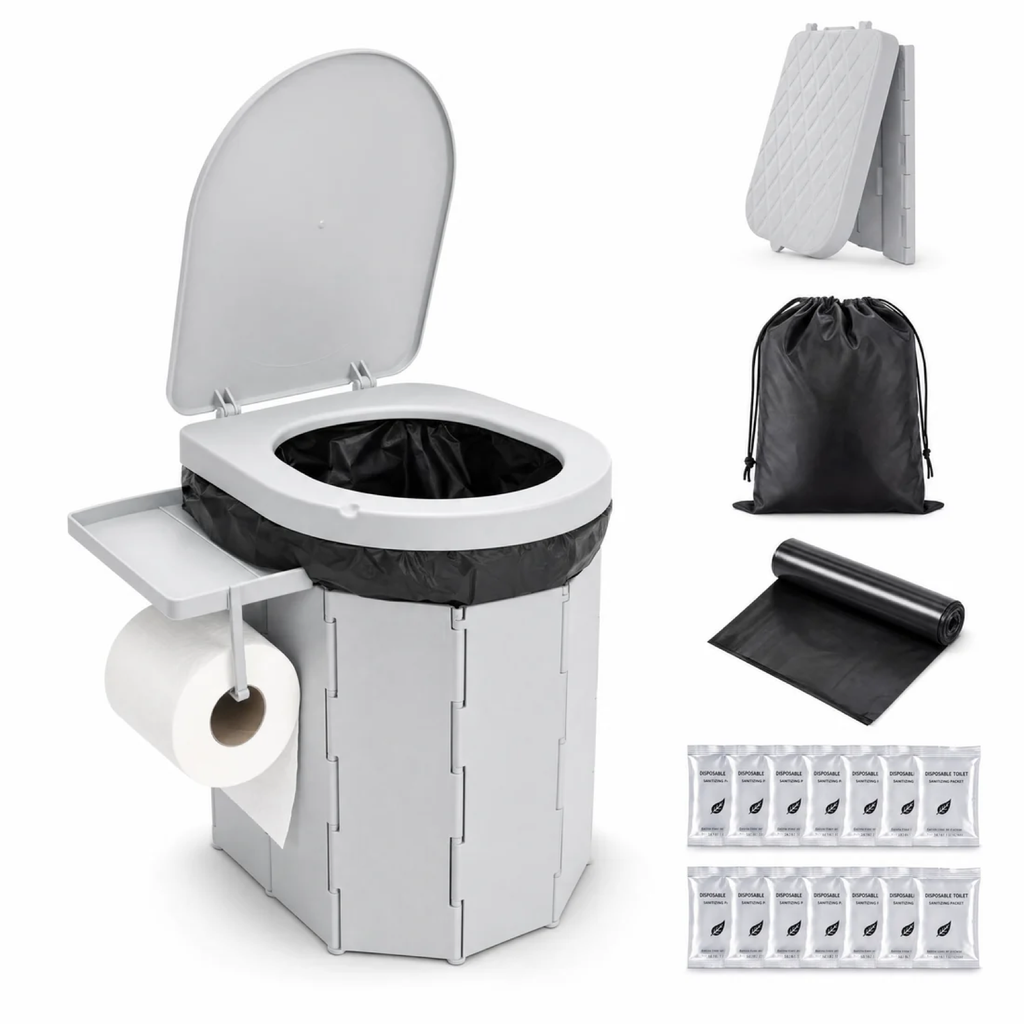 Foldable Portable Camping Toilet