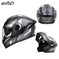 Motorcycle helmet with good ventilation in summer