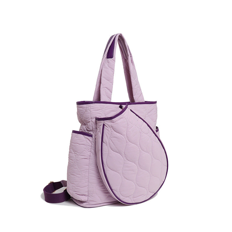 Dual Shoulder Sports Bag with Shoe Compartment