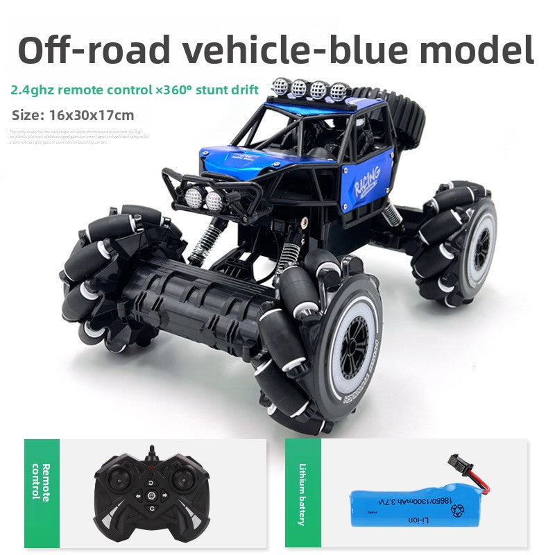 Alloy Four-Wheel Drive Remote Control Stunt Car