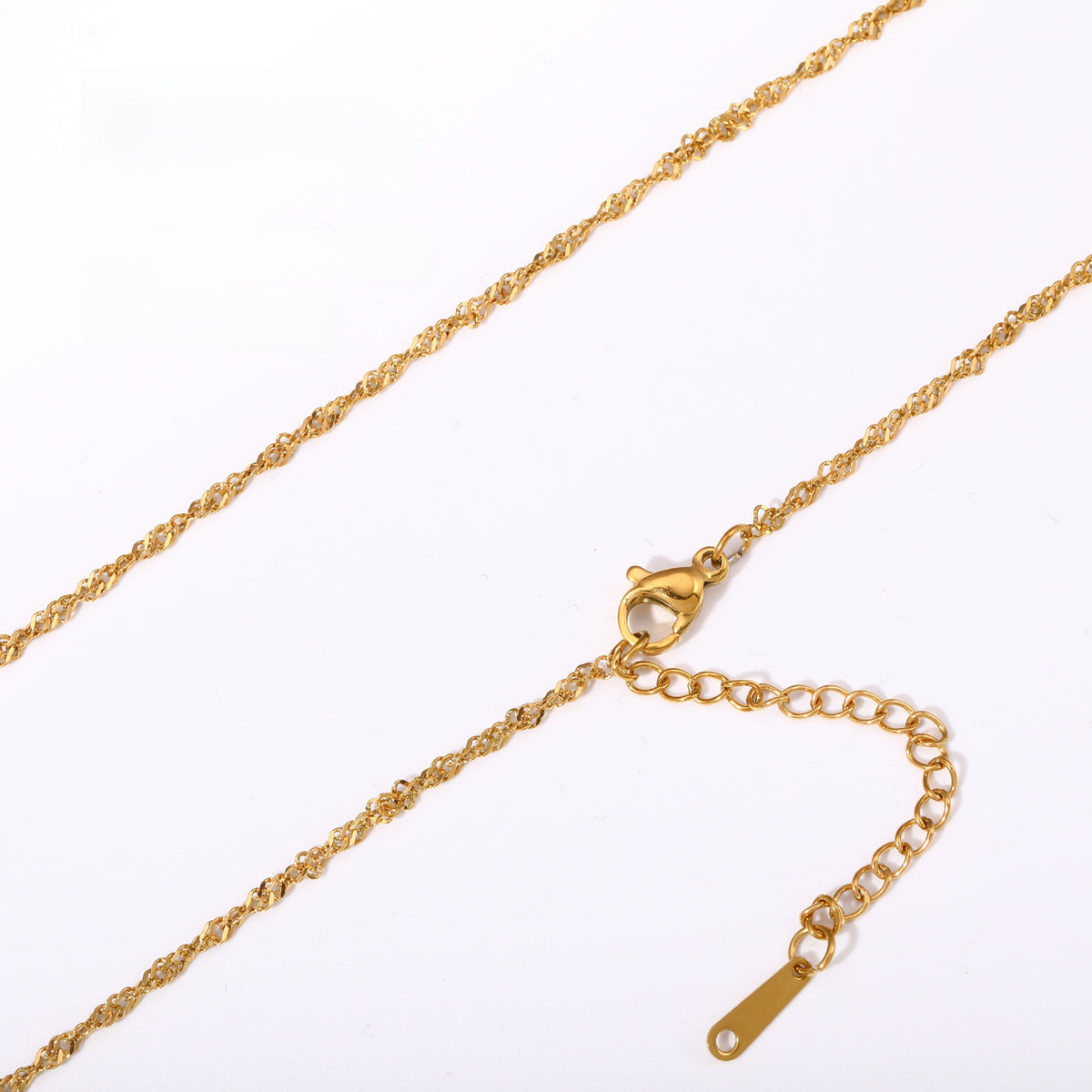 Versatile Braided Chain and Blade Necklace