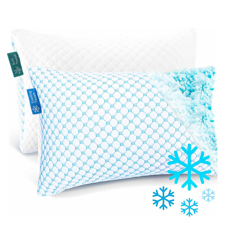 Adjustable Cooling Gel Memory Foam Pillow