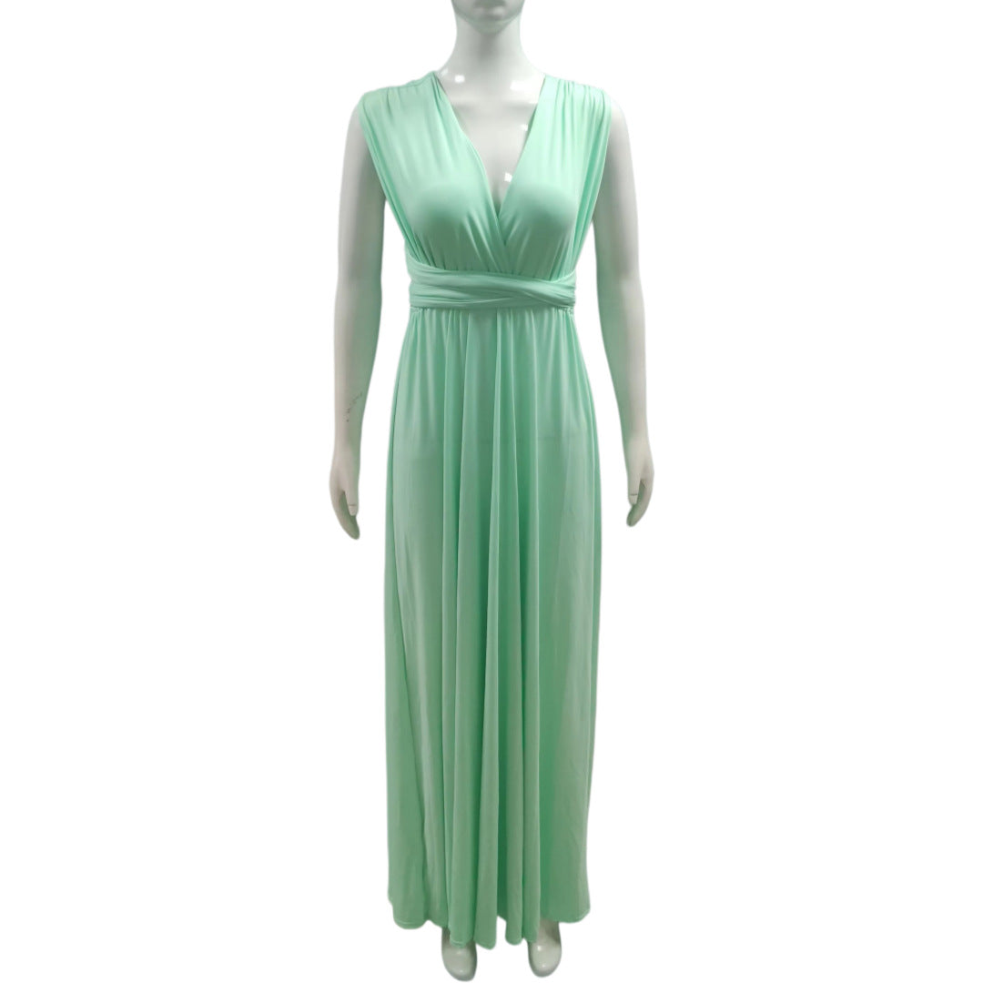 Womens Bandage Backless Bodycon Maxi Dress