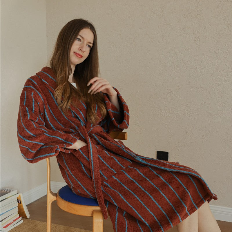 Adult couple bathrobes