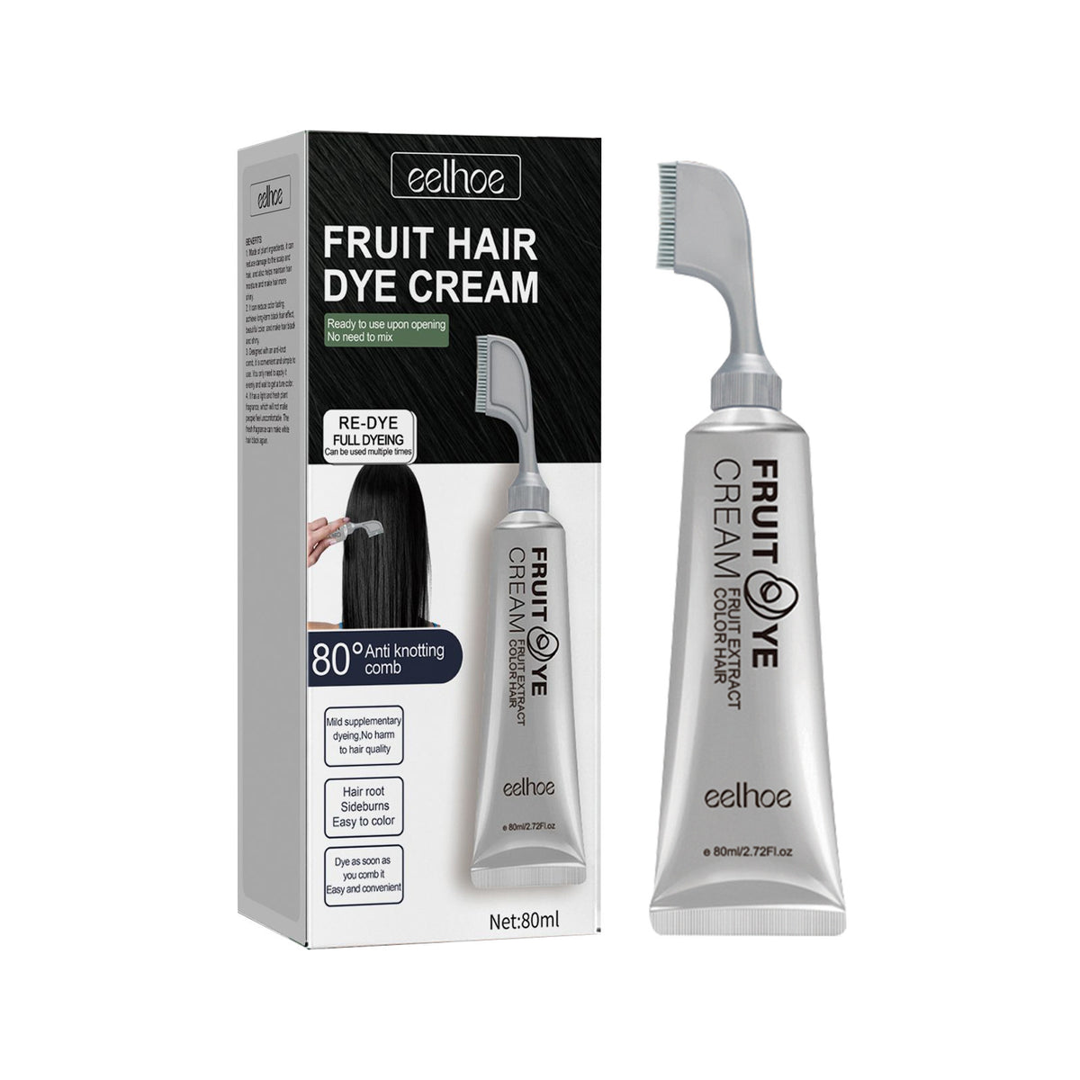 Natural Vegetable Hair Color Cream