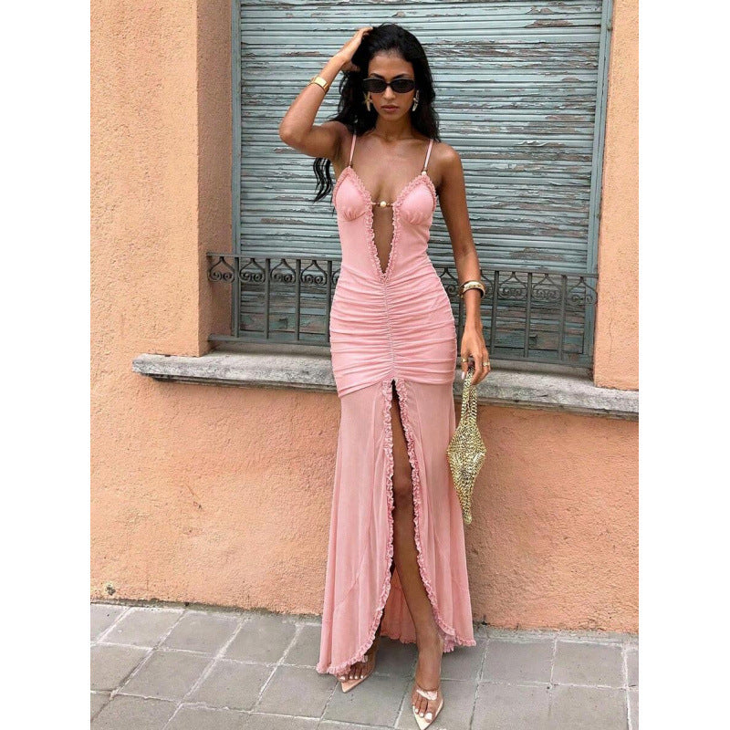 Women Sexy Spaghetti Strap Dress