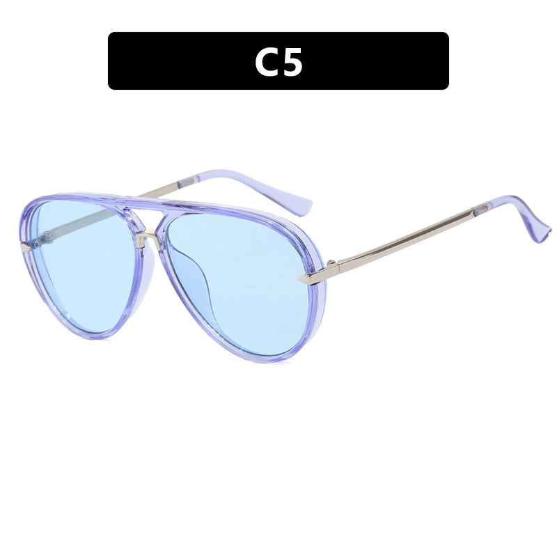 Toad-Shaped Aviator Sunglasses