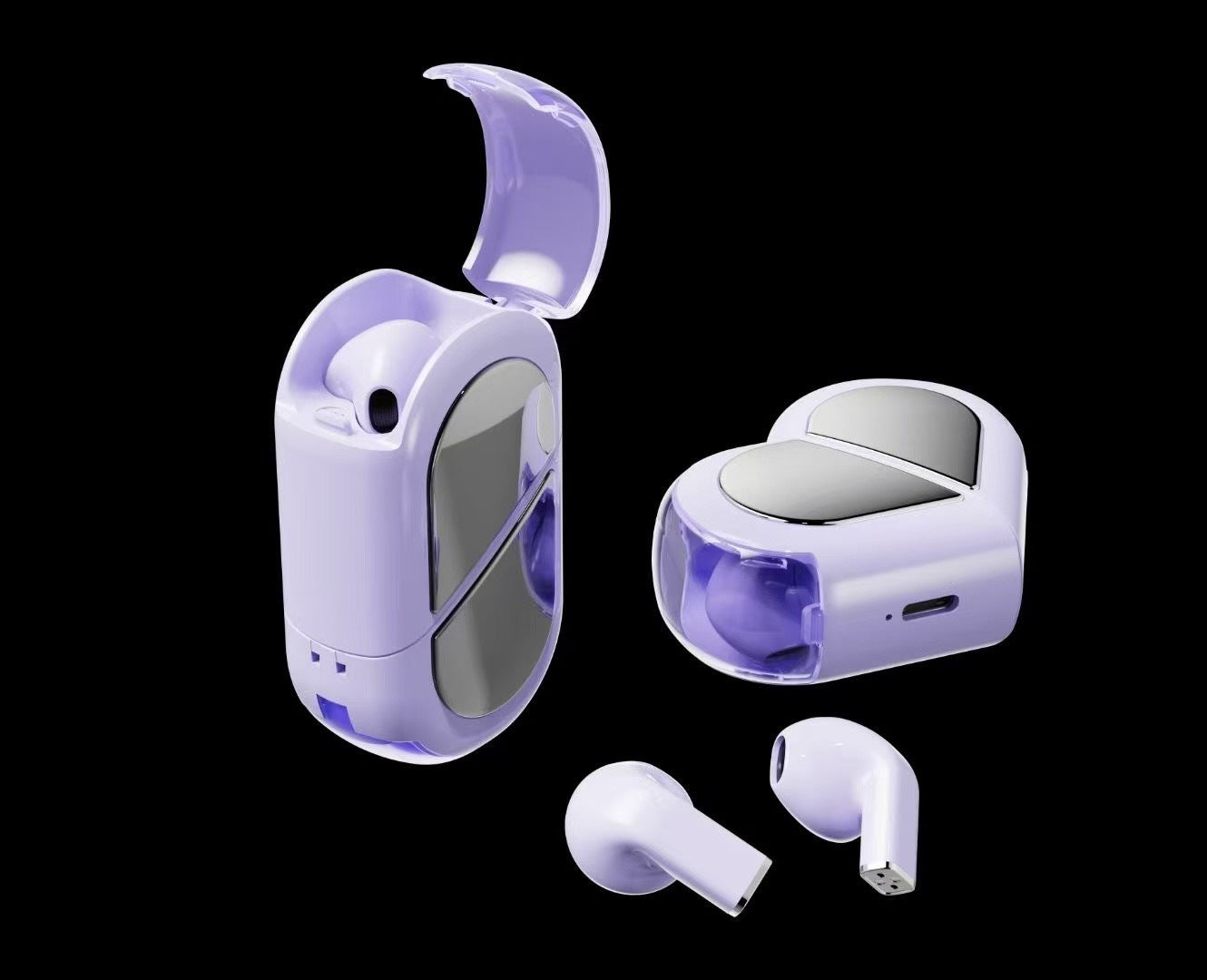 Wireless Bluetooth Earphones with Digital Display
