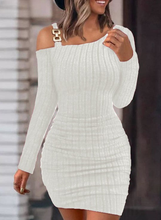 Womens OffShoulder Bodycon Dress