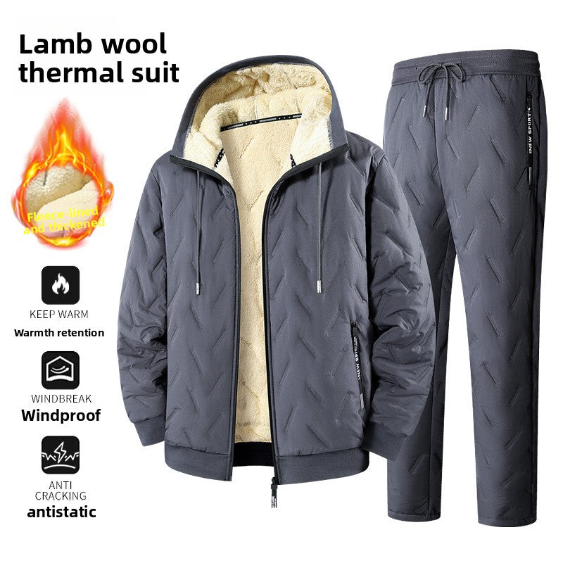 Men's cotton-padded suit