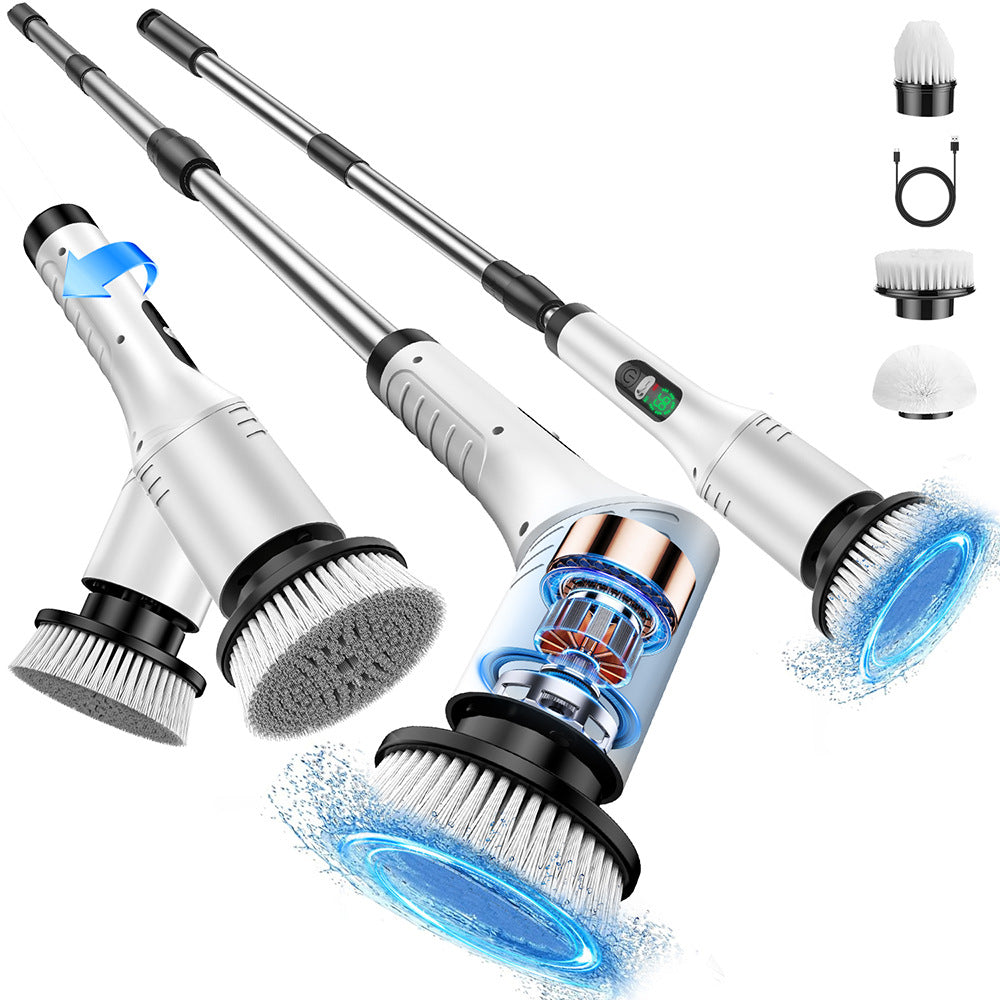 Electric Digital Display Multi-Functional Cleaning Brush