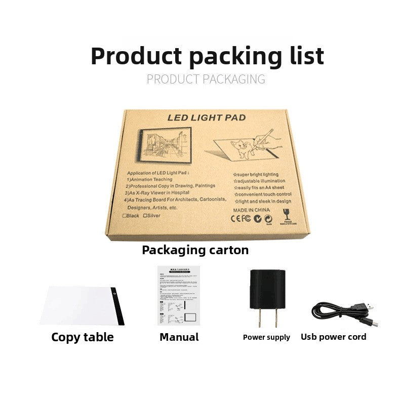 A4 LED Tracing Table with Adjustable Brightness