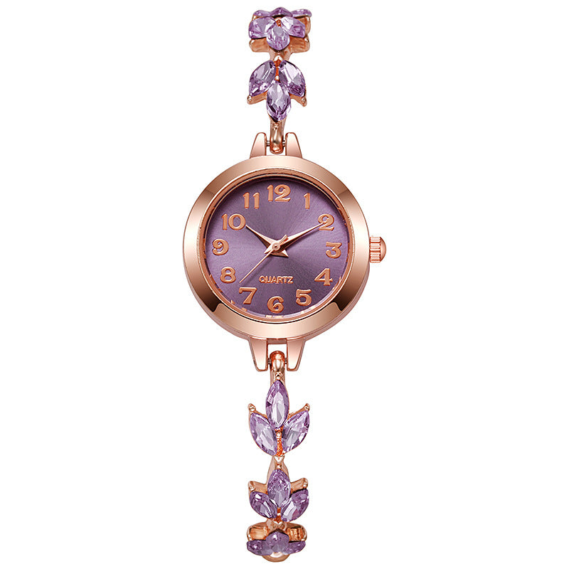 Elegant Clover Bracelet Women's Watch