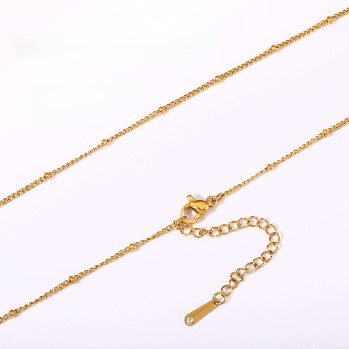 Versatile Braided Chain and Blade Necklace