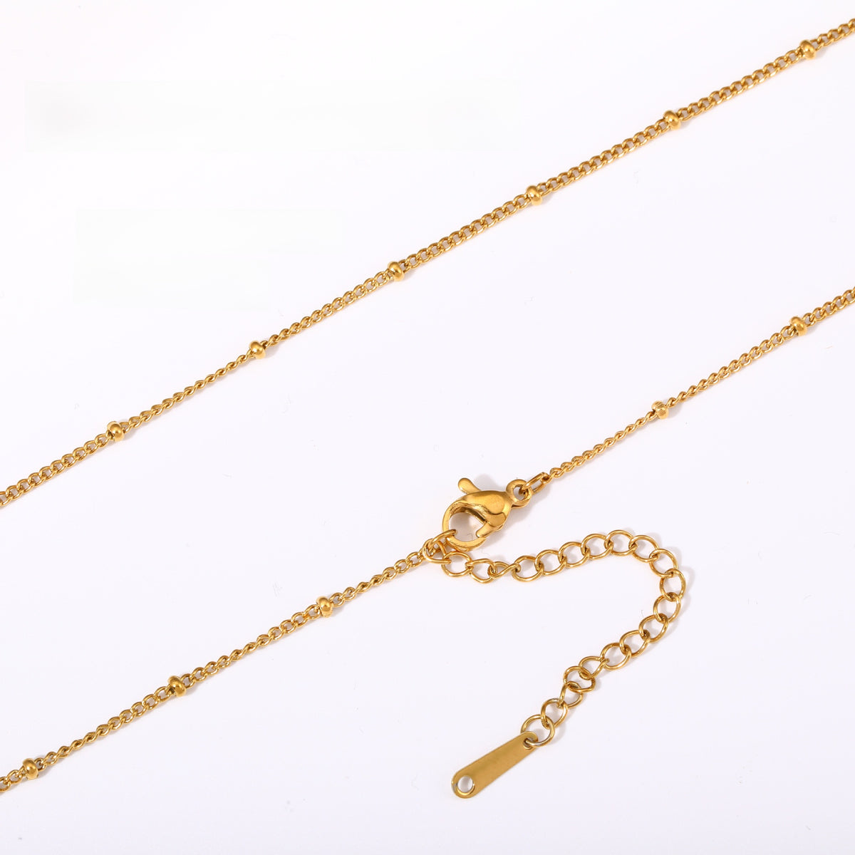Versatile Braided Chain and Blade Necklace