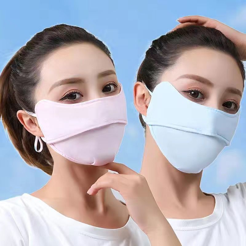Ice Silk Protective Face Mask with UV Defense