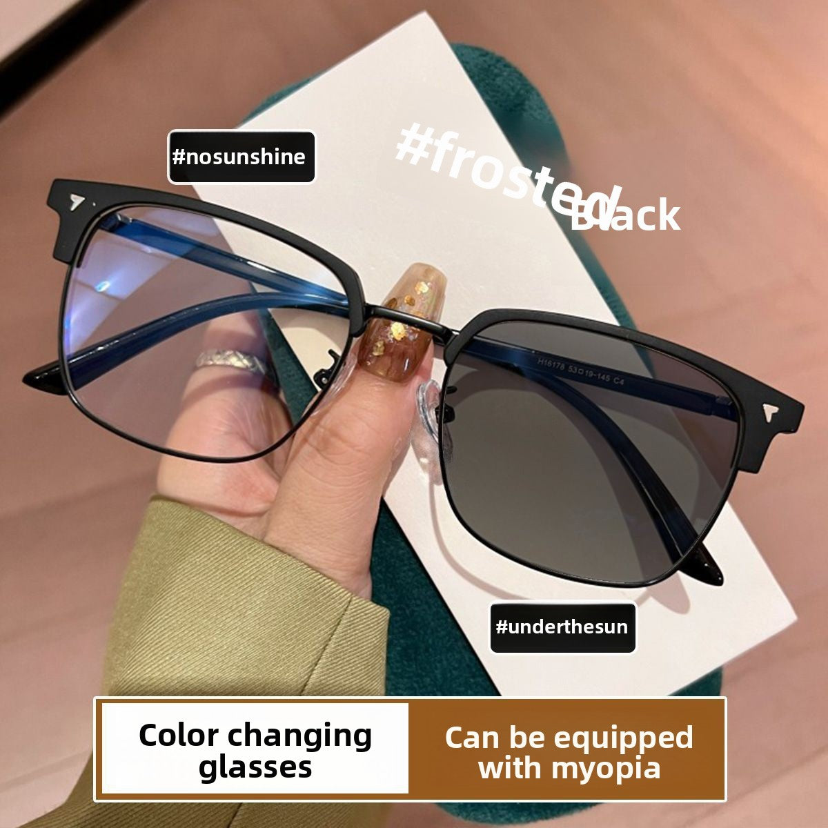 Photochromic Eyeglasses for Men with Stylish Frames