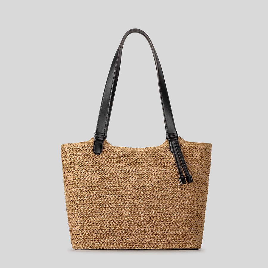 Straw Woven Shoulder Bag for Women