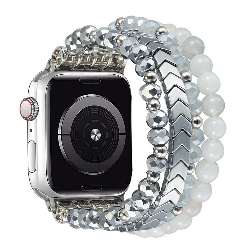 Apple Watch Jewelry Beaded Strap with Arrow Design