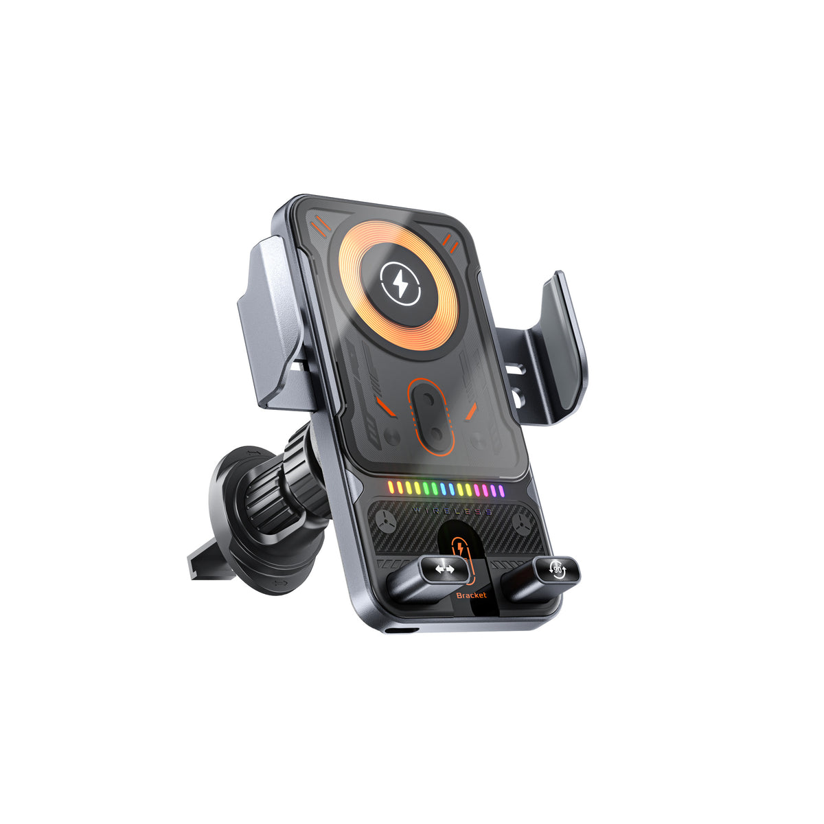 electric rotating horizontal and vertical screen car bracket