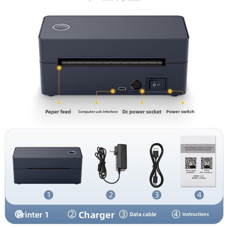 4x6 Bluetooth Label Printer