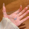 Luminous Butterfly Pendant Necklace