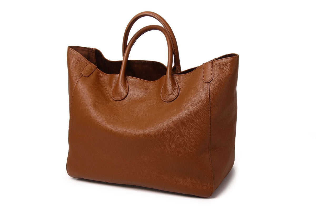 Womens Genuine Leather Tote Bag