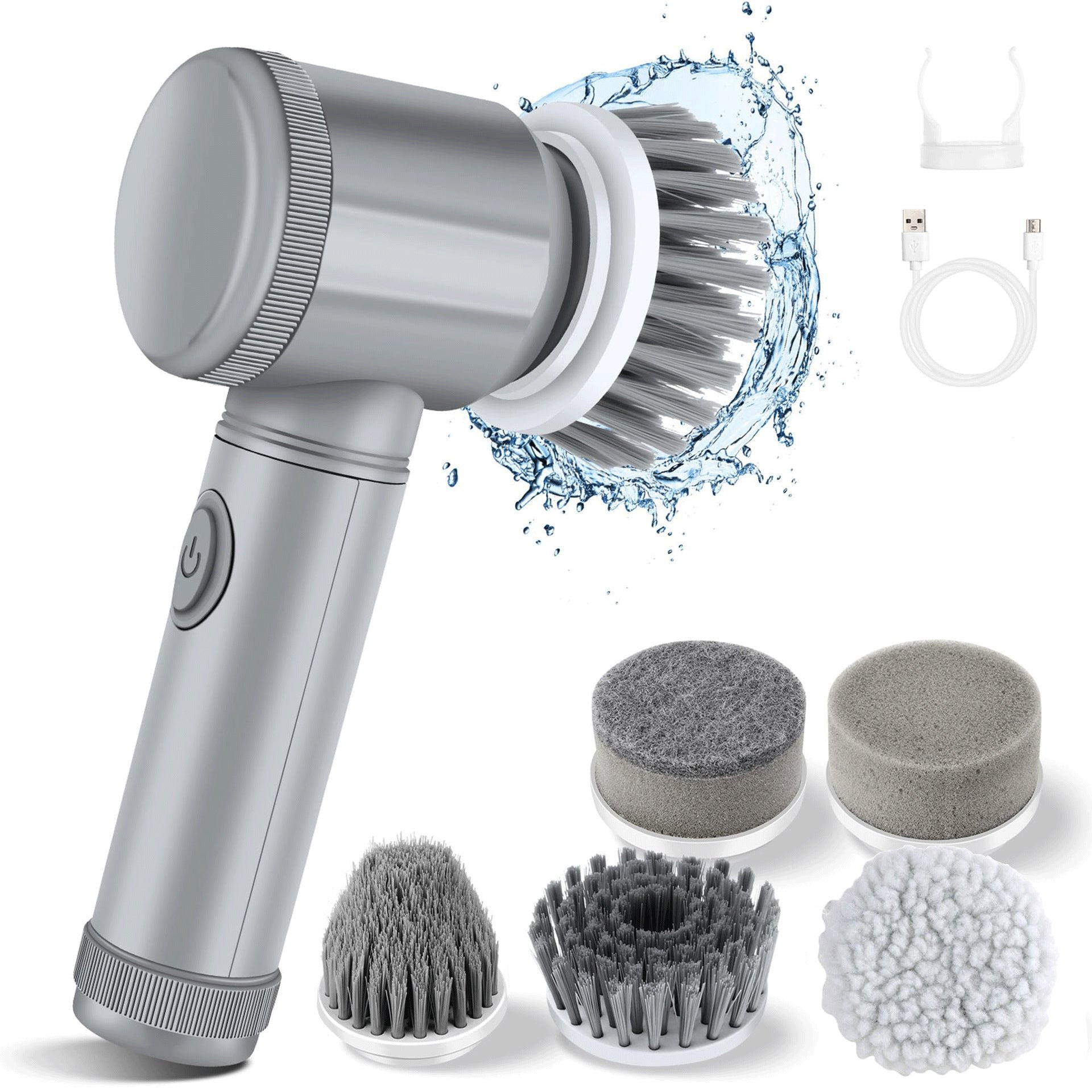 Dishwasher and pot cleaner with non-stick coating brush