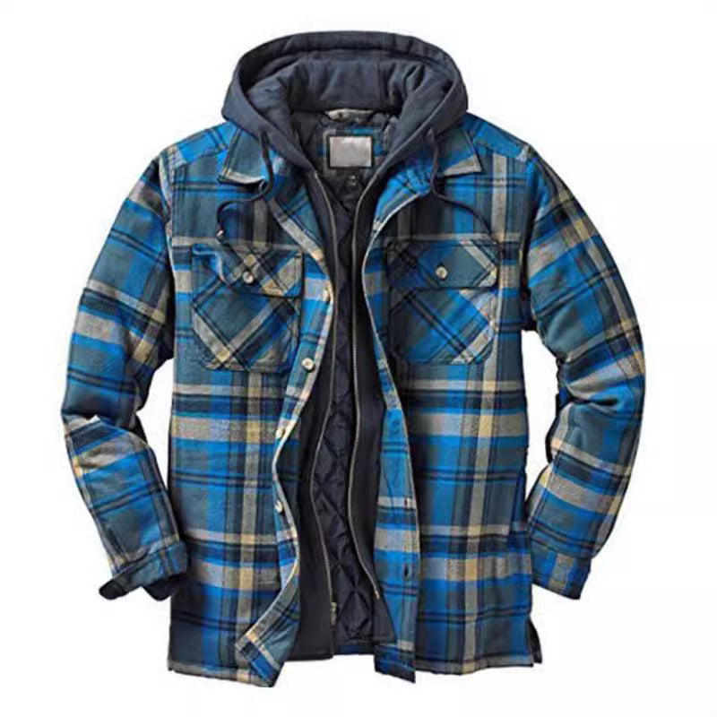Men's Thickened Hooded Jacket