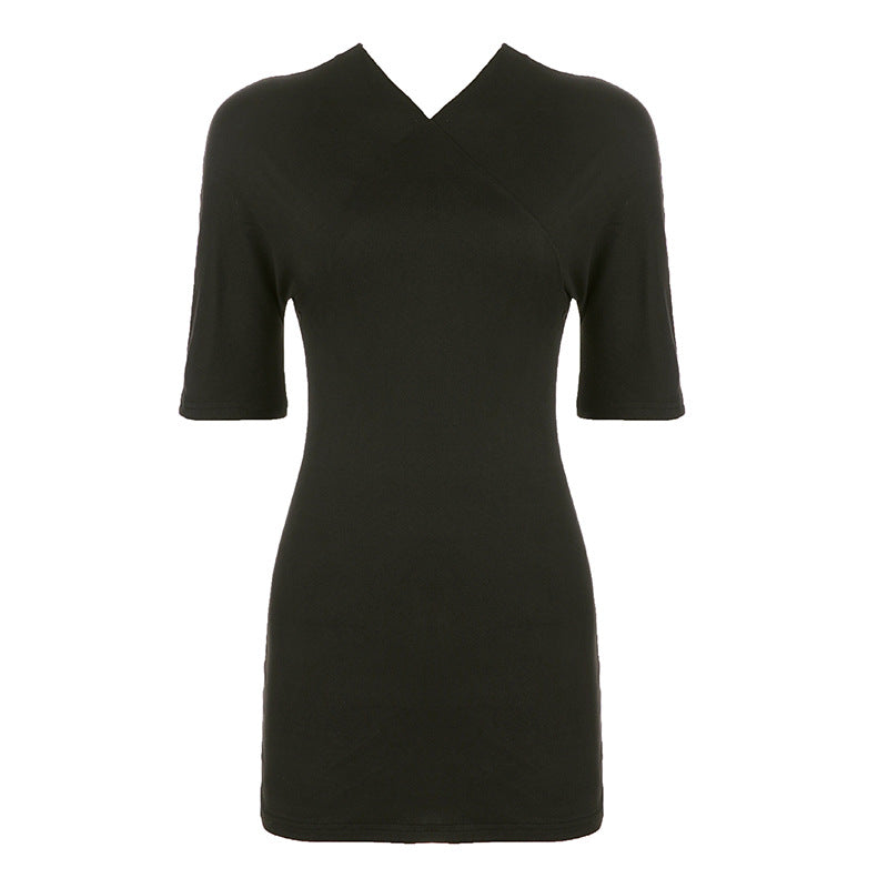 Womens Bodycon Knit Short Dress