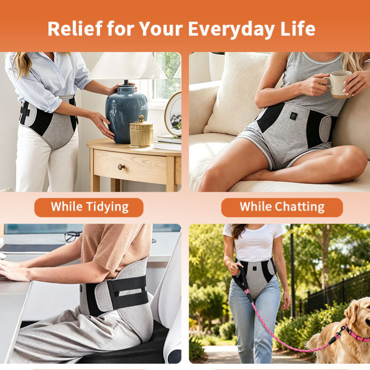 Red light physiotherapy electric heating belt vertebral lumbar disc